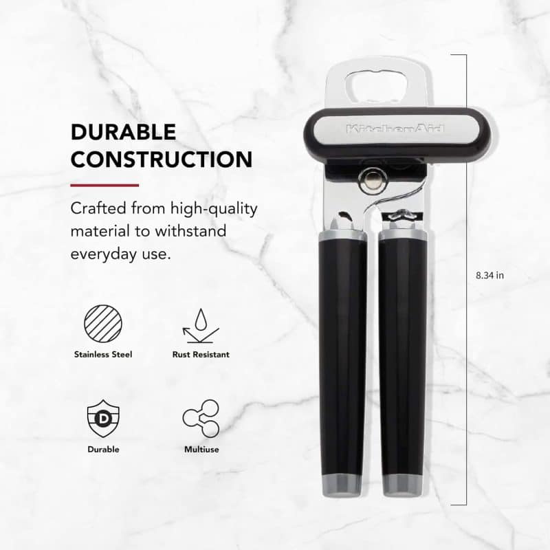 KitchenAid Classic Multifunction Can Opener and Bottle Opener - Image 4