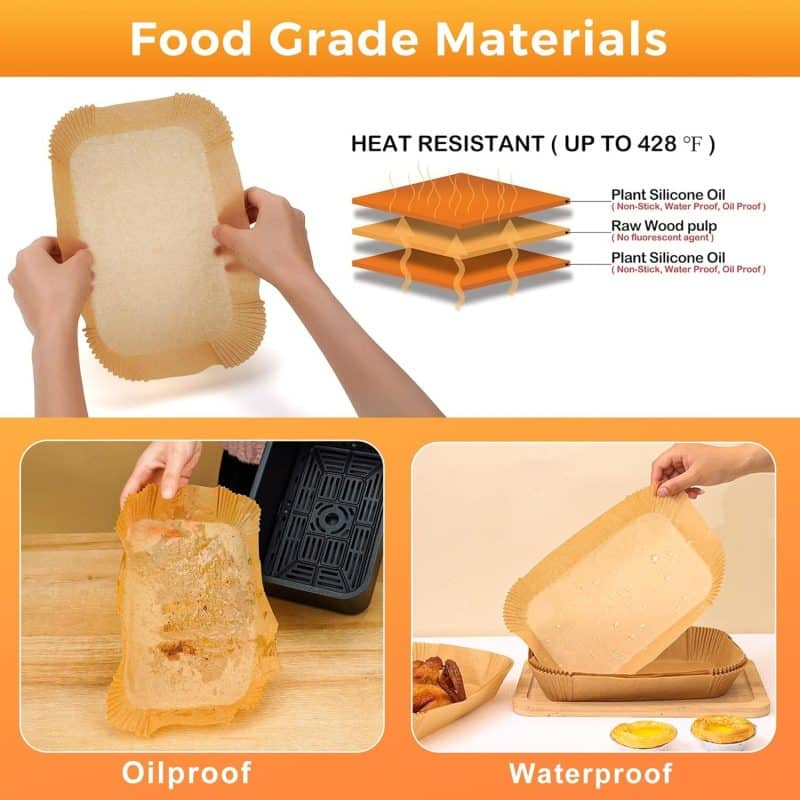 vailnd Air Fryer Disposable Paper Liners - Image 20