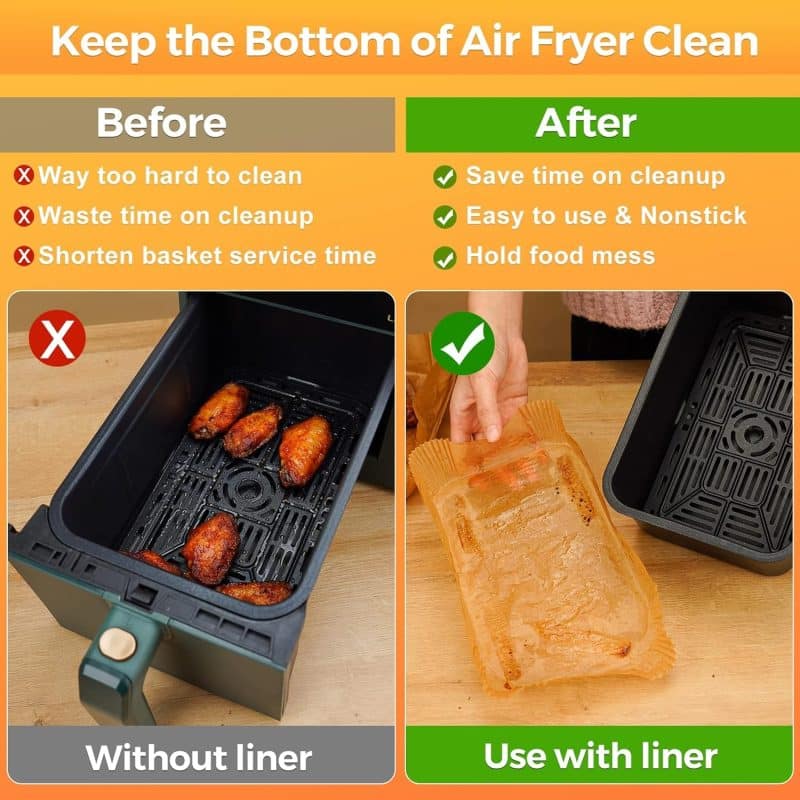 vailnd Air Fryer Disposable Paper Liners - Image 21