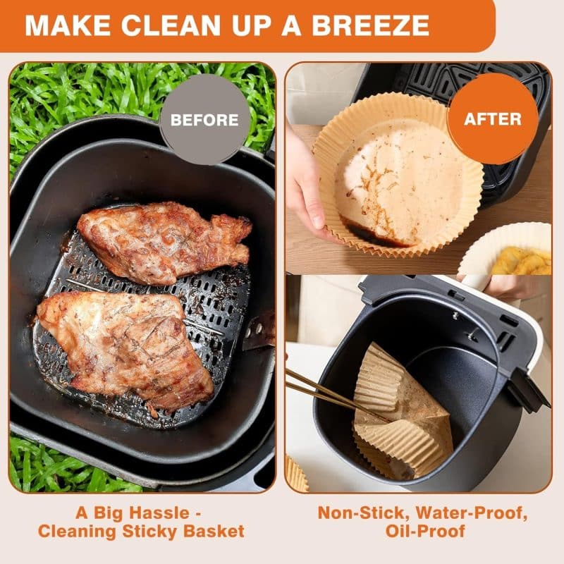 vailnd Air Fryer Disposable Paper Liners - Image 33