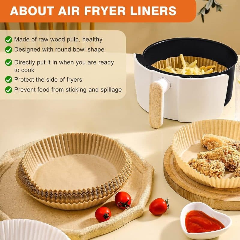 vailnd Air Fryer Disposable Paper Liners - Image 35