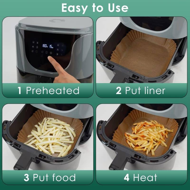 vailnd Air Fryer Disposable Paper Liners - Image 43
