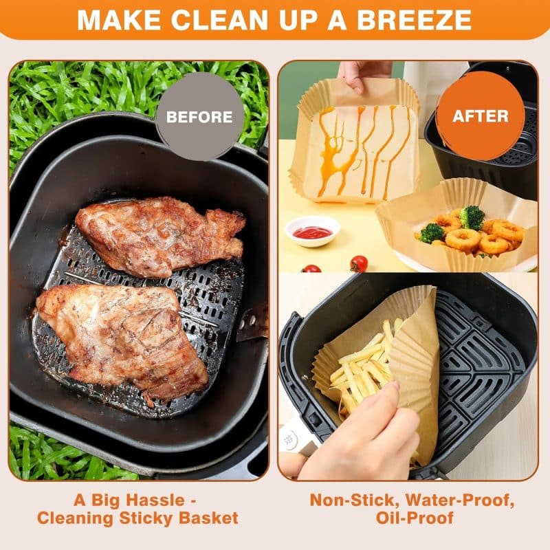vailnd Air Fryer Disposable Paper Liners - Image 45