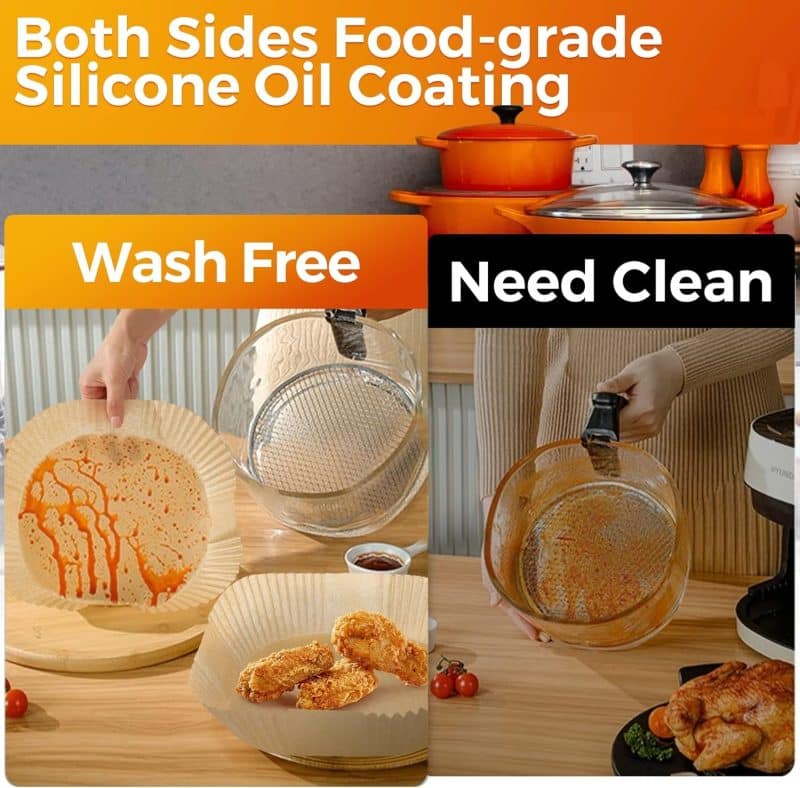 vailnd Air Fryer Disposable Paper Liners - Image 47