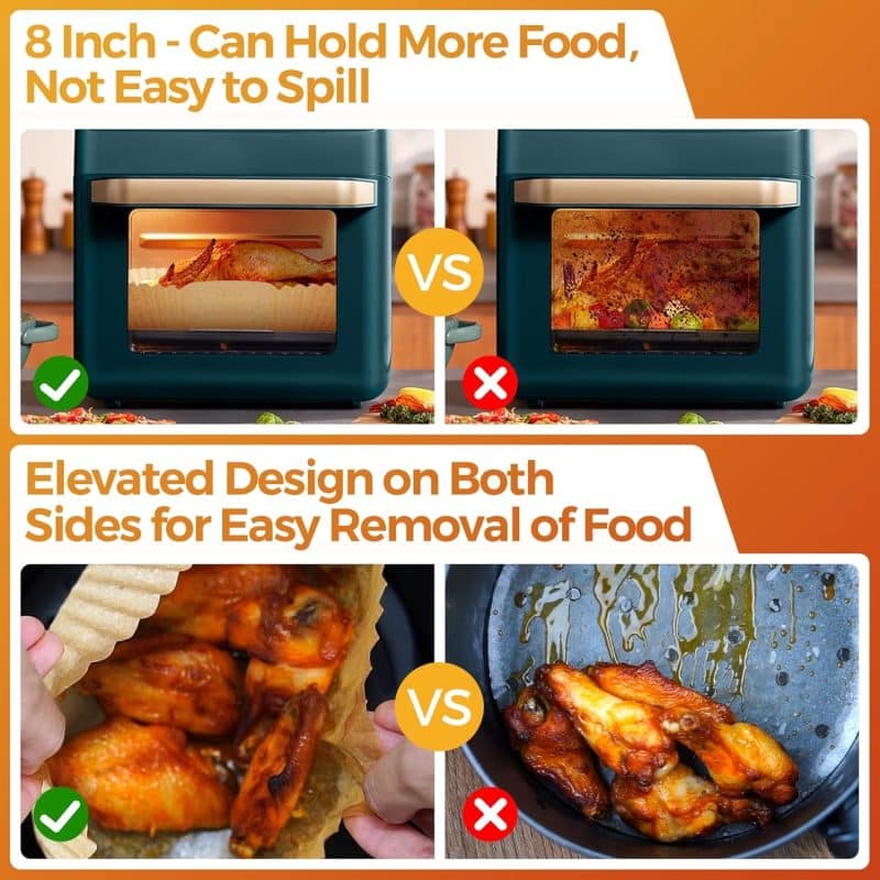 vailnd Air Fryer Disposable Paper Liners - Image 53