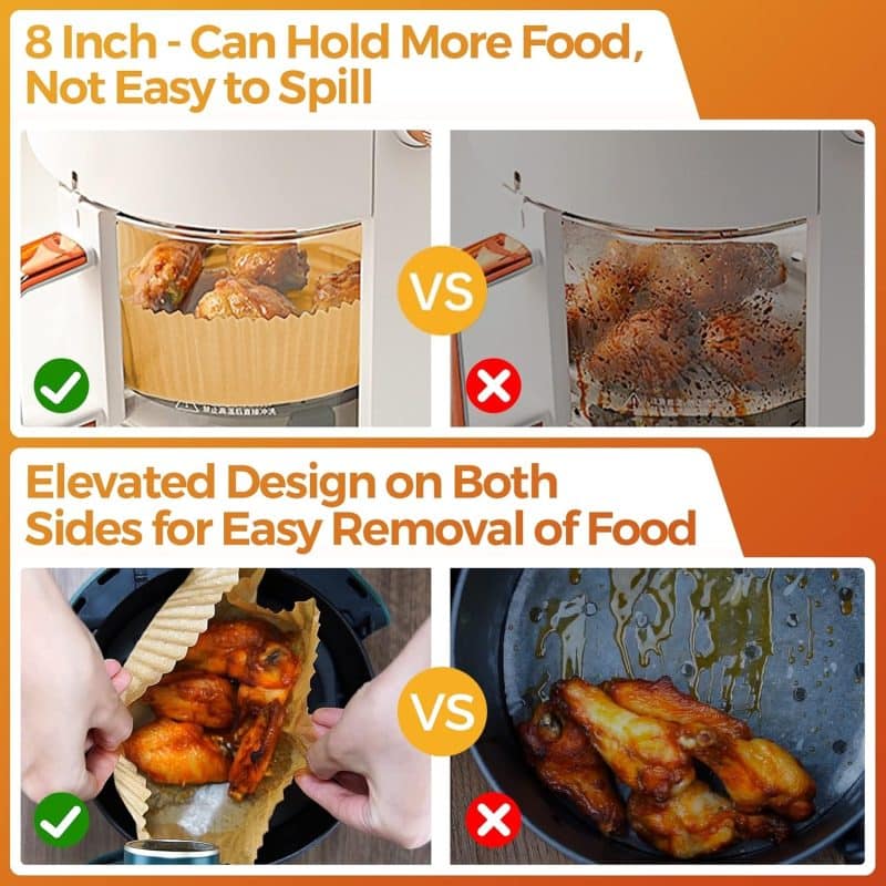 vailnd Air Fryer Disposable Paper Liners - Image 57