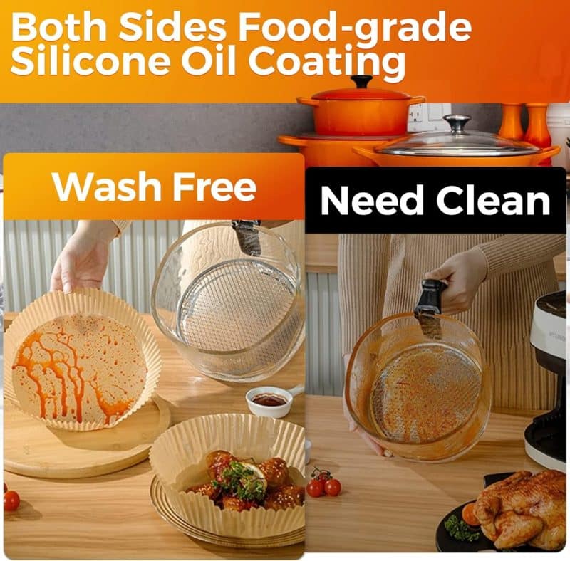 vailnd Air Fryer Disposable Paper Liners - Image 58