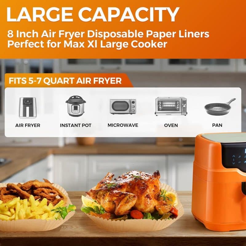vailnd Air Fryer Disposable Paper Liners - Image 74