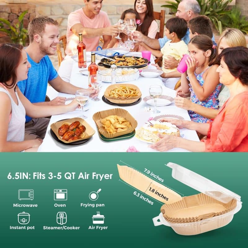 vailnd Air Fryer Disposable Paper Liners - Image 81