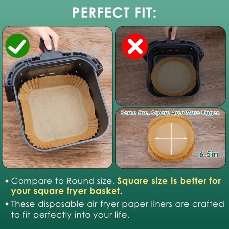 vailnd Air Fryer Disposable Paper Liners - Image 82