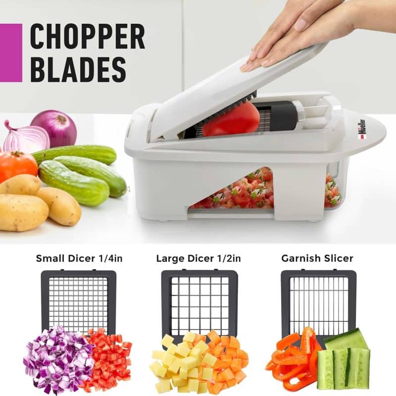 Mueller Pro-Series All-in-One Chopper, Slicer & Spiralizer - Image 3