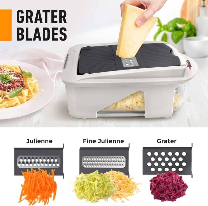 Mueller Pro-Series All-in-One Chopper, Slicer & Spiralizer - Image 4