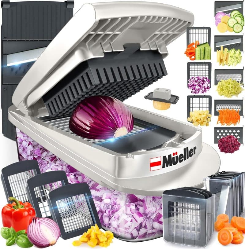Mueller Pro-Series All-in-One Chopper, Slicer & Spiralizer - Image 8