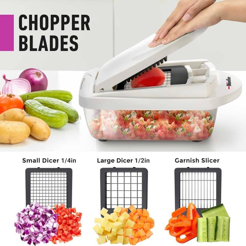Mueller Pro-Series All-in-One Chopper, Slicer & Spiralizer - Image 11
