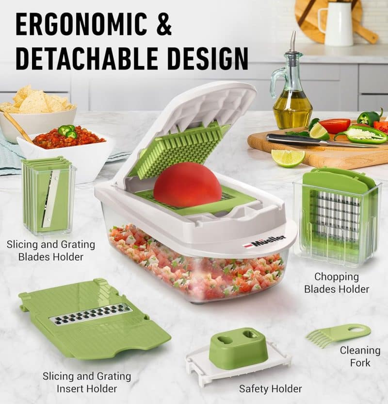 Mueller Pro-Series All-in-One Chopper, Slicer & Spiralizer - Image 31