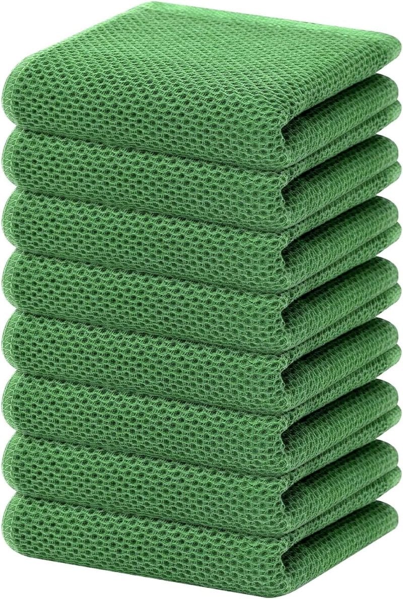 Homaxy 100% Cotton Waffle Weave Kitchen Dish Towels - Image 8