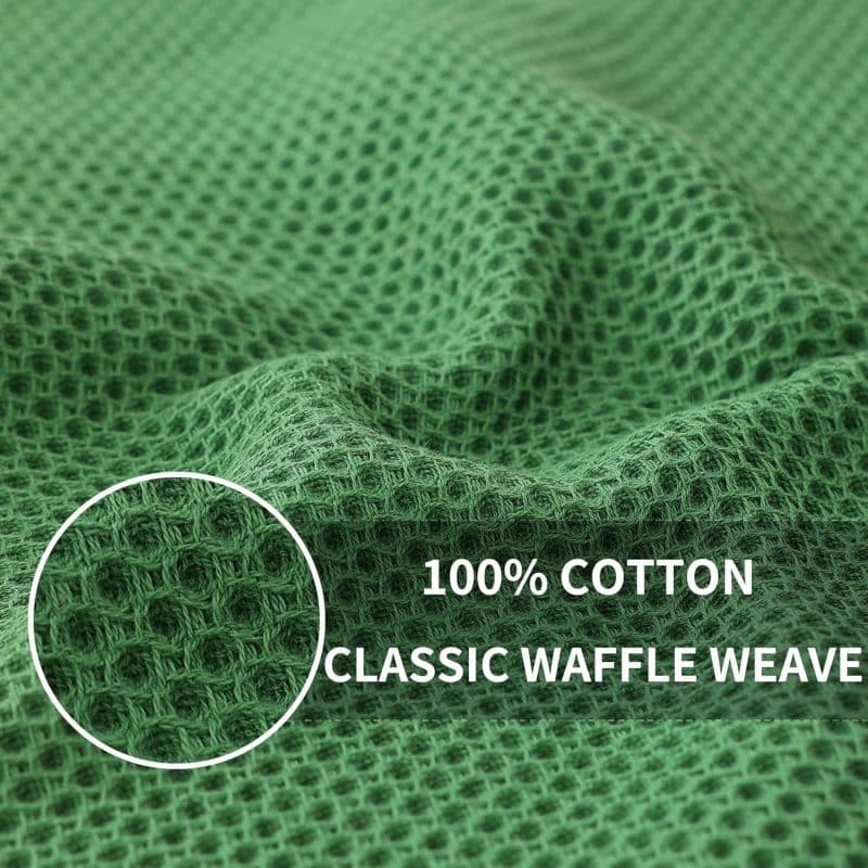 Homaxy 100% Cotton Waffle Weave Kitchen Dish Towels - Image 9
