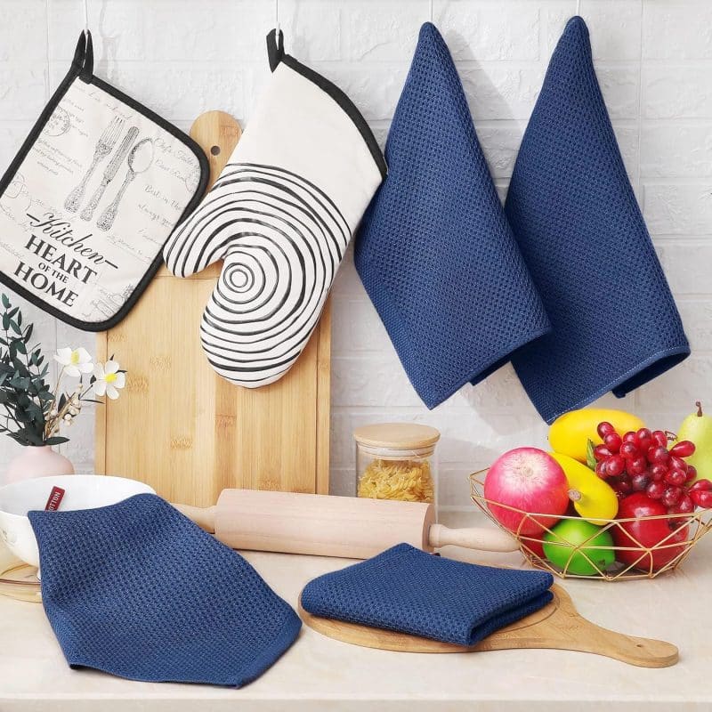 Homaxy 100% Cotton Waffle Weave Kitchen Dish Towels - Image 21
