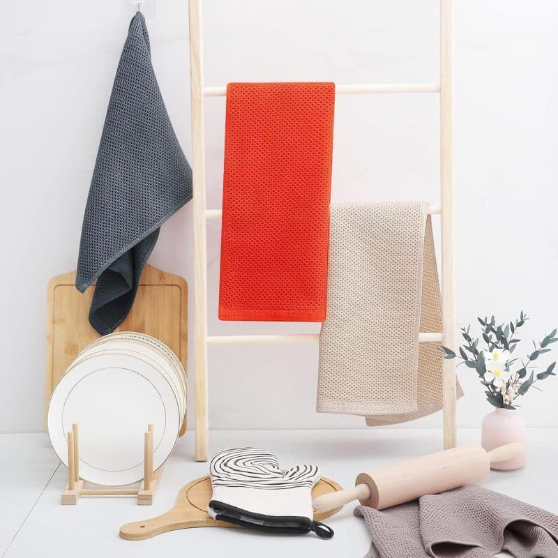 Homaxy 100% Cotton Waffle Weave Kitchen Dish Towels - Image 28