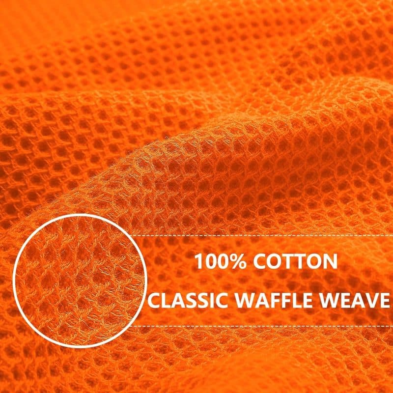 Homaxy 100% Cotton Waffle Weave Kitchen Dish Towels - Image 31