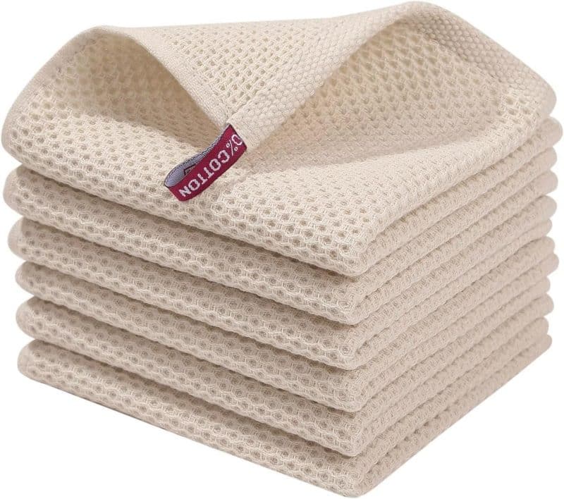 Homaxy 100% Cotton Waffle Weave Kitchen Dish Towels - Image 44