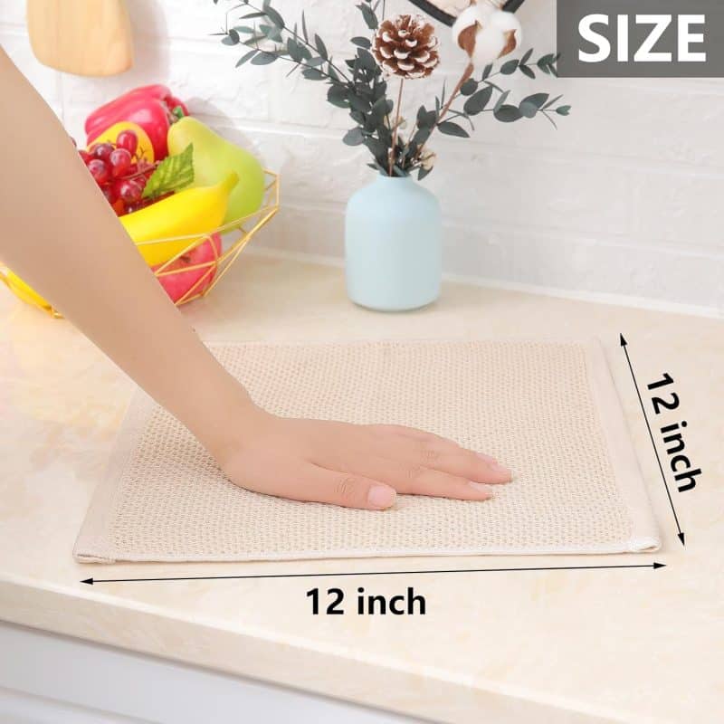 Homaxy 100% Cotton Waffle Weave Kitchen Dish Towels - Image 46