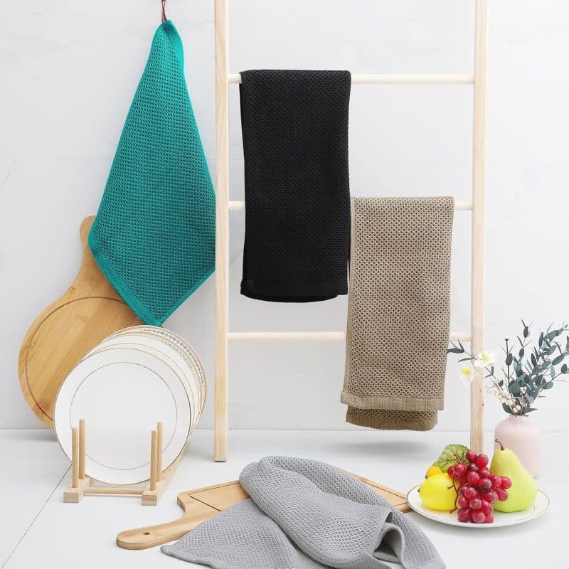 Homaxy 100% Cotton Waffle Weave Kitchen Dish Towels - Image 53