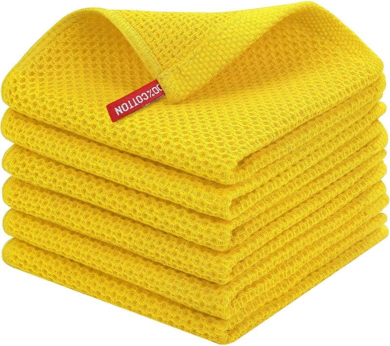 Homaxy 100% Cotton Waffle Weave Kitchen Dish Towels - Image 55