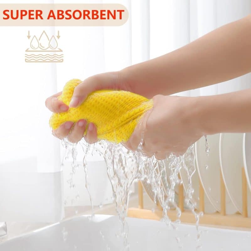 Homaxy 100% Cotton Waffle Weave Kitchen Dish Towels - Image 57