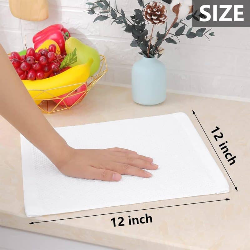 Homaxy 100% Cotton Waffle Weave Kitchen Dish Towels - Image 73