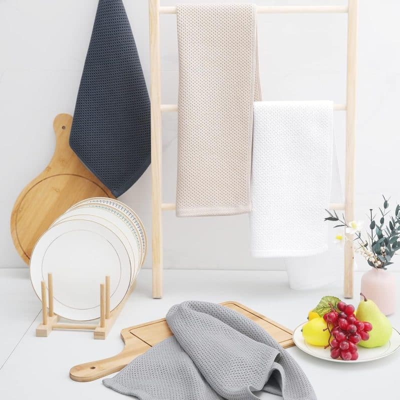 Homaxy 100% Cotton Waffle Weave Kitchen Dish Towels - Image 86