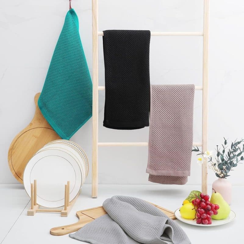 Homaxy 100% Cotton Waffle Weave Kitchen Dish Towels - Image 104