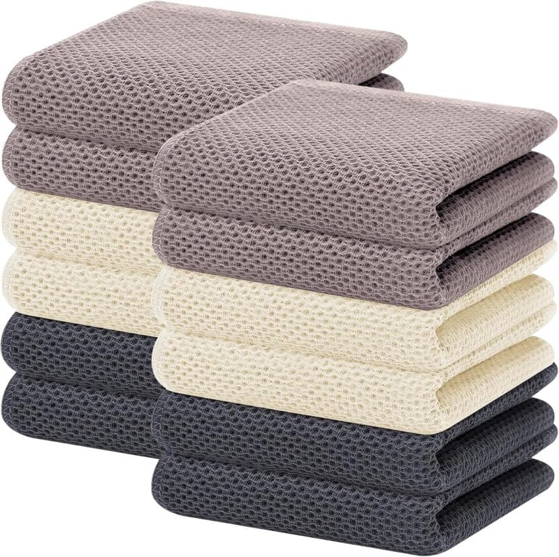 Homaxy 100% Cotton Waffle Weave Kitchen Dish Towels - Image 119