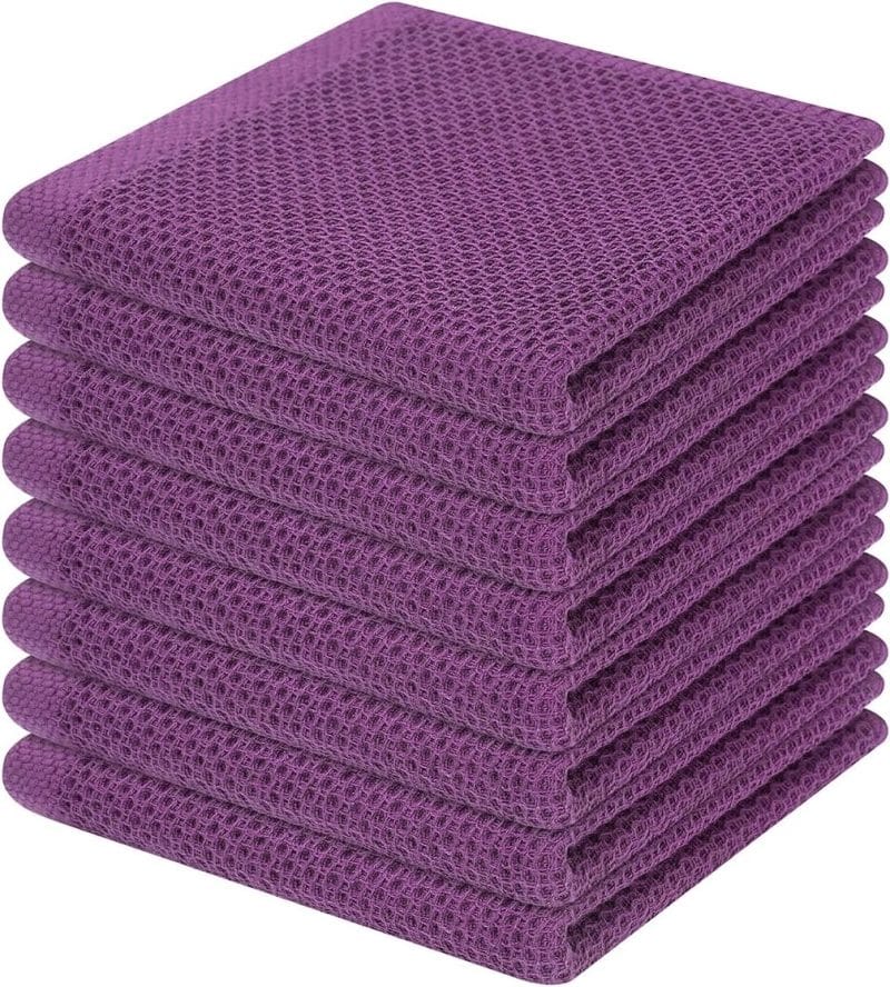 Homaxy 100% Cotton Waffle Weave Kitchen Dish Towels - Image 130