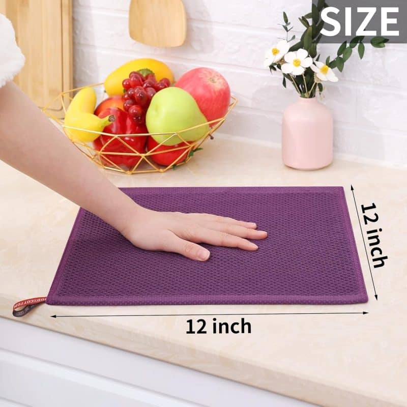 Homaxy 100% Cotton Waffle Weave Kitchen Dish Towels - Image 134