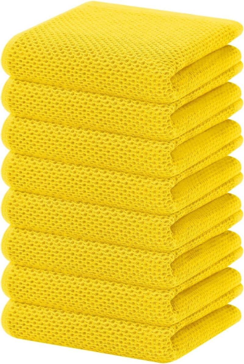 Homaxy 100% Cotton Waffle Weave Kitchen Dish Towels - Image 137