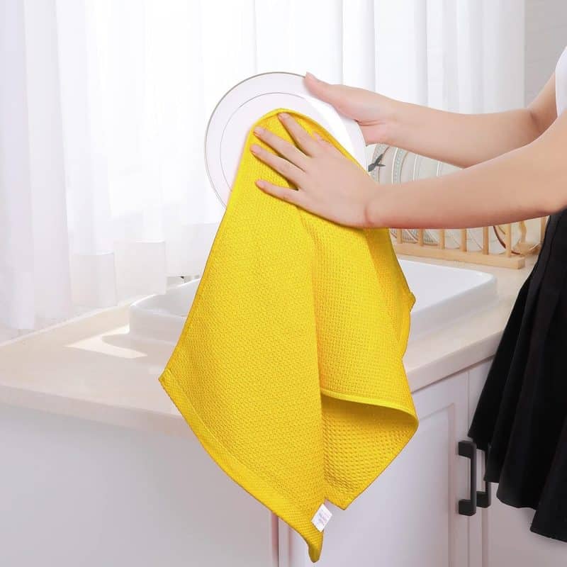 Homaxy 100% Cotton Waffle Weave Kitchen Dish Towels - Image 138
