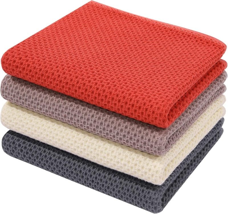Homaxy 100% Cotton Waffle Weave Kitchen Dish Towels - Image 141