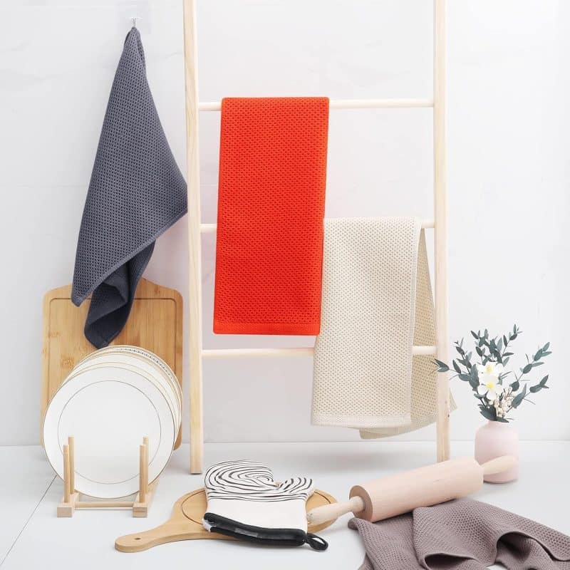 Homaxy 100% Cotton Waffle Weave Kitchen Dish Towels - Image 142