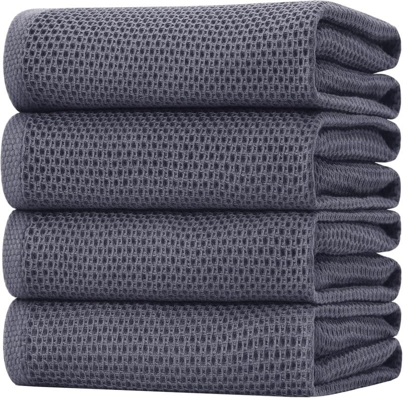 Homaxy 100% Cotton Waffle Weave Kitchen Dish Towels - Image 143