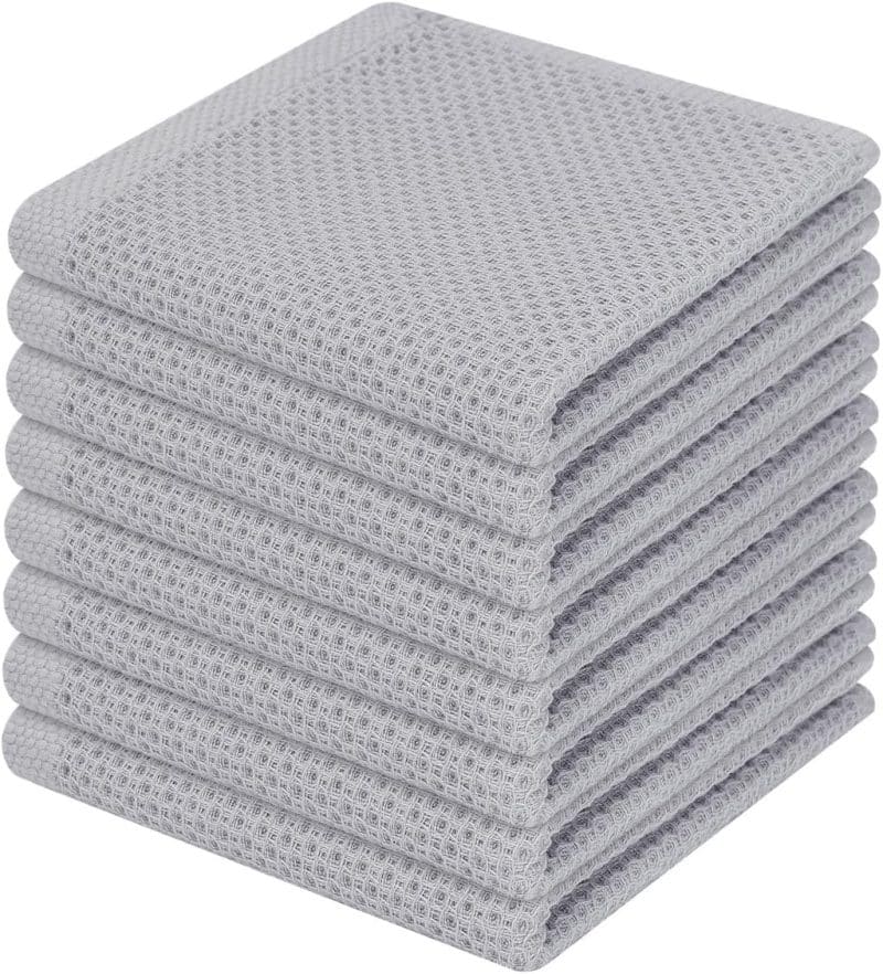 Homaxy 100% Cotton Waffle Weave Kitchen Dish Towels - Image 152