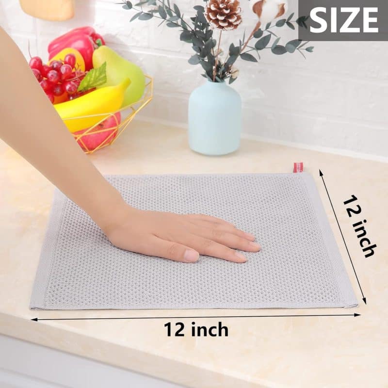 Homaxy 100% Cotton Waffle Weave Kitchen Dish Towels - Image 156