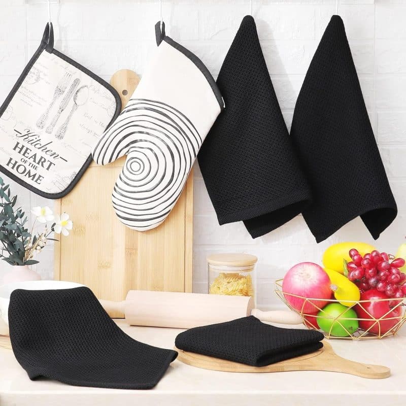Homaxy 100% Cotton Waffle Weave Kitchen Dish Towels - Image 162