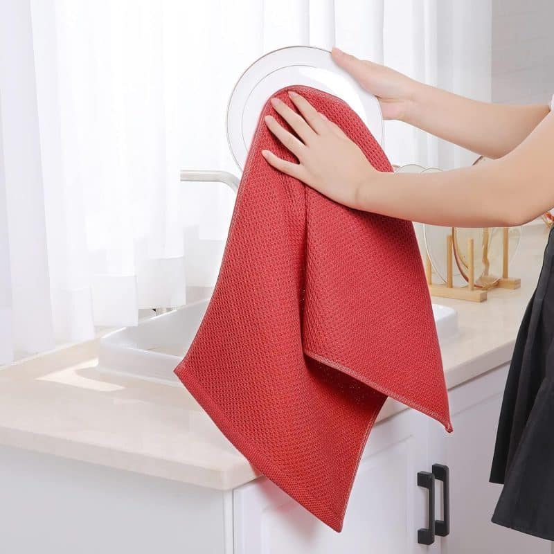 Homaxy 100% Cotton Waffle Weave Kitchen Dish Towels - Image 166