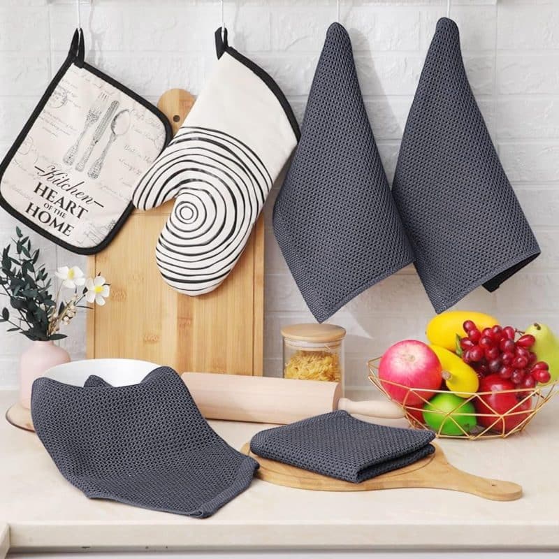 Homaxy 100% Cotton Waffle Weave Kitchen Dish Towels - Image 173