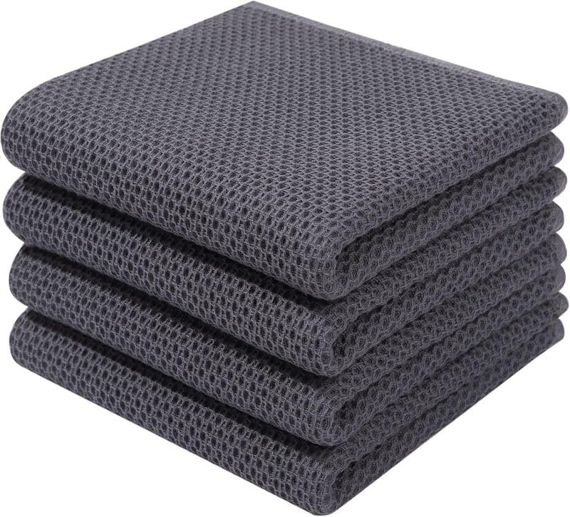 Homaxy 100% Cotton Waffle Weave Kitchen Dish Towels - Image 181