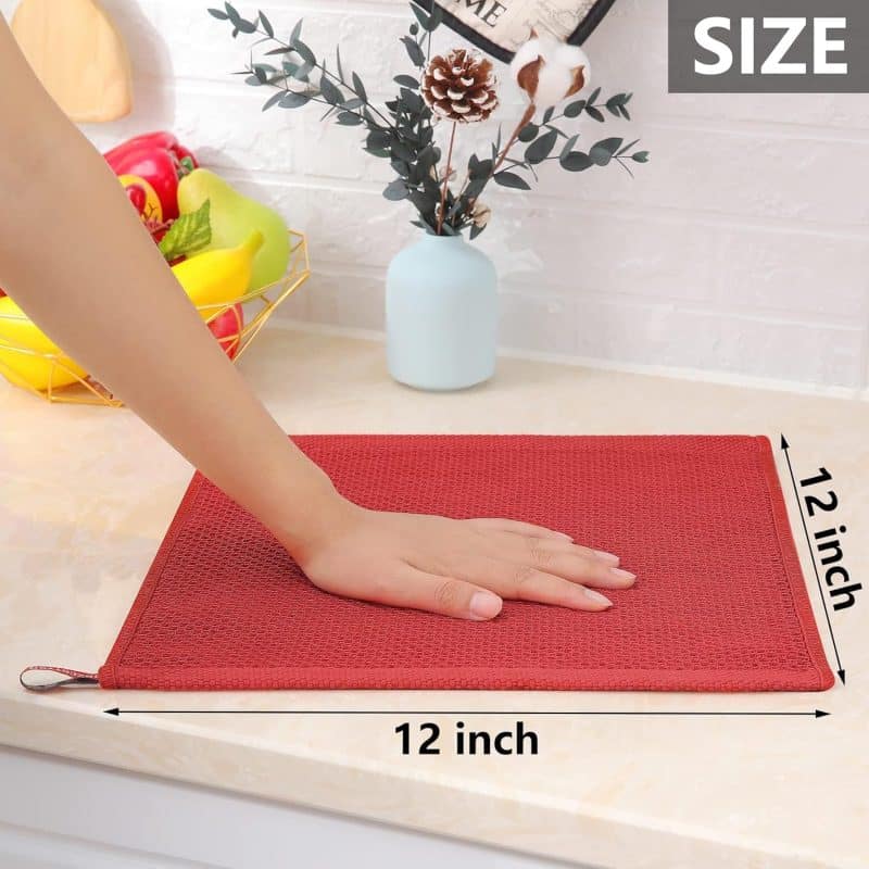 Homaxy 100% Cotton Waffle Weave Kitchen Dish Towels - Image 188