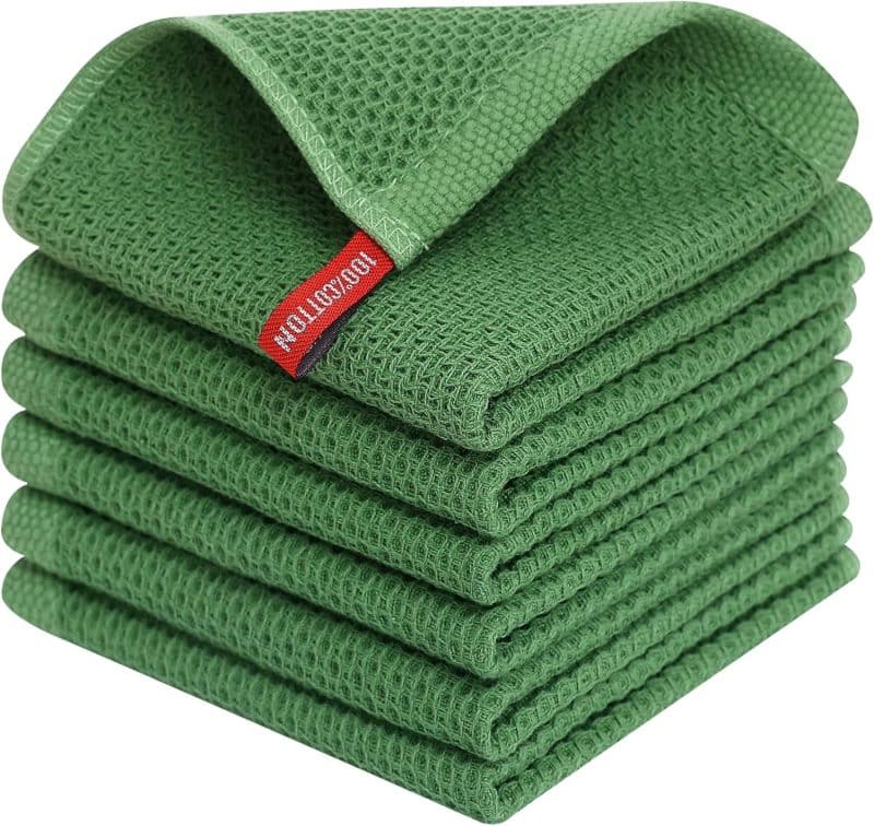Homaxy 100% Cotton Waffle Weave Kitchen Dish Towels - Image 190
