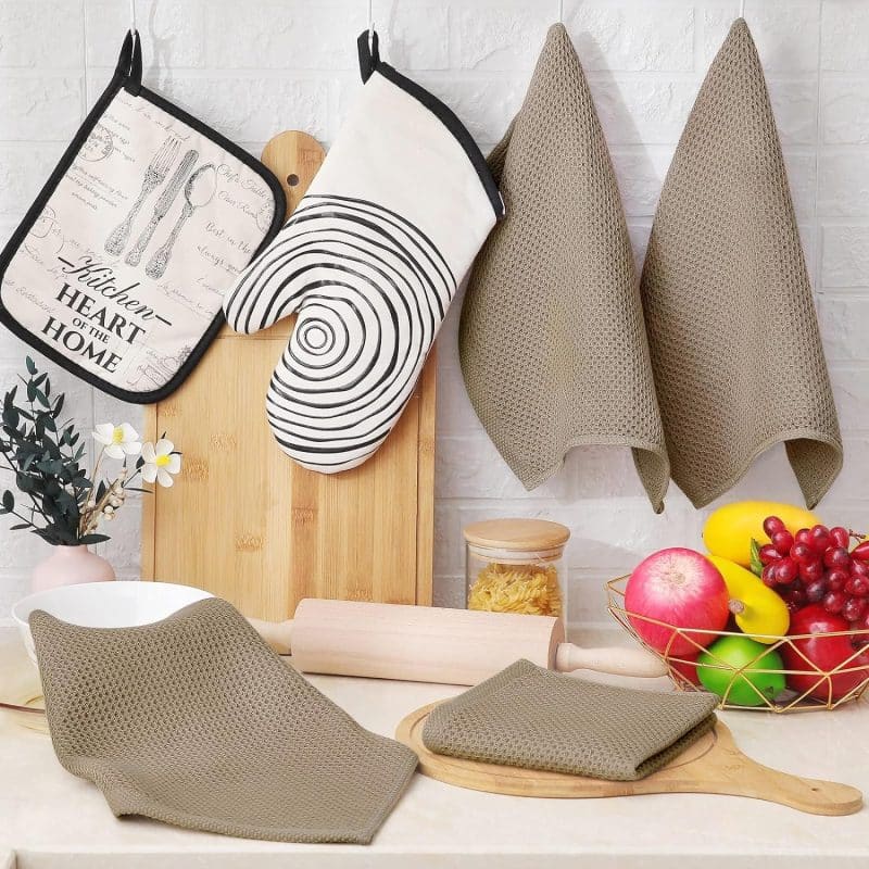 Homaxy 100% Cotton Waffle Weave Kitchen Dish Towels - Image 204