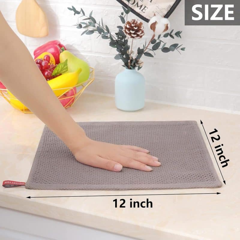 Homaxy 100% Cotton Waffle Weave Kitchen Dish Towels - Image 207